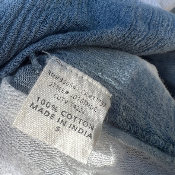 BILLABONG BLUE & WHITE BATIK MAXI DRESS - Picture 11 of 14